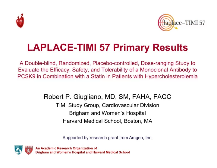 laplace timi 57 primary results y