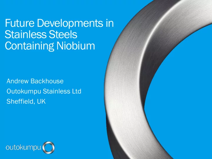 stainless steels