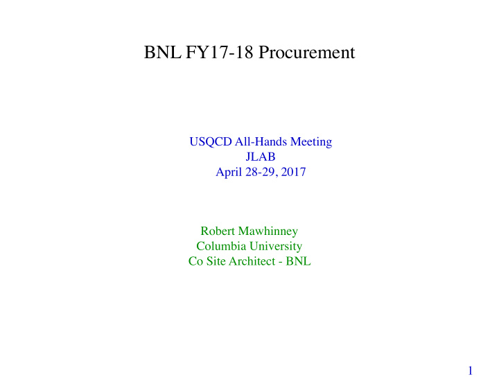 bnl fy17 18 procurement