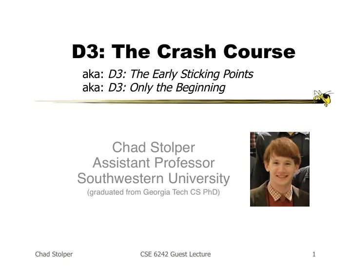 d3 the crash course