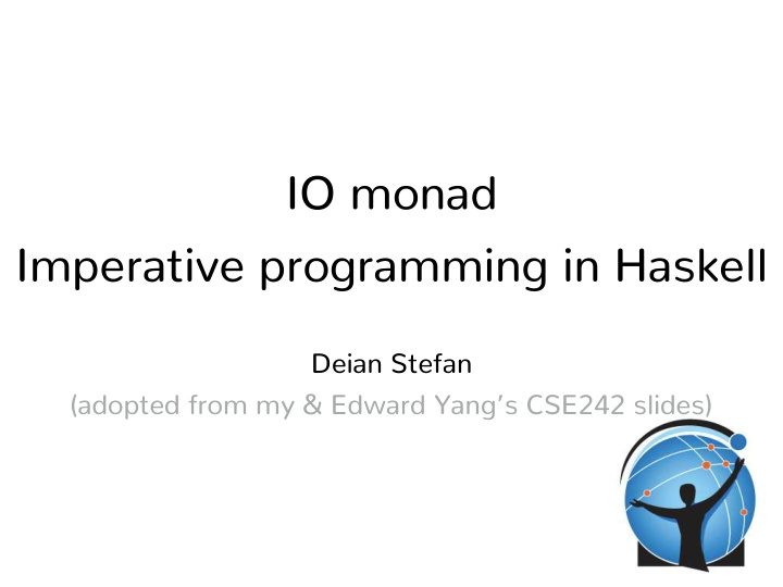 io monad imperative programming in haskell