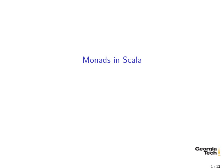 monads in scala