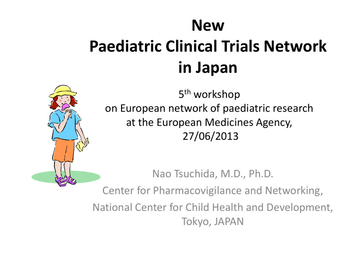 5 th workshop on european network of paediatric research