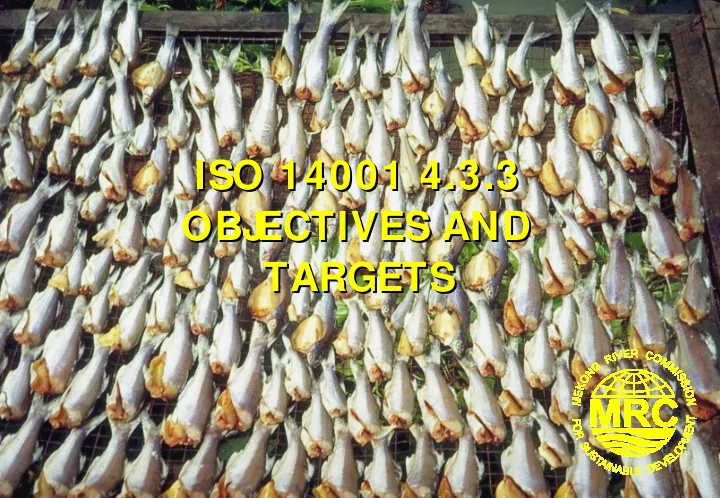 iso 14001 4 3 3 iso 14001 4 3 3 obj ectives and obj