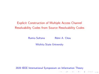 Explicit Construction of Multiple Access Channel  Resolvability Codes from Source Resolvability