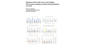 Montanas Impaired Driving Problem  Deaths by drunk drivers are roughly twice the national