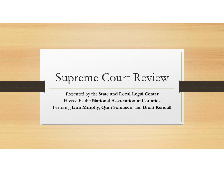 supreme court review