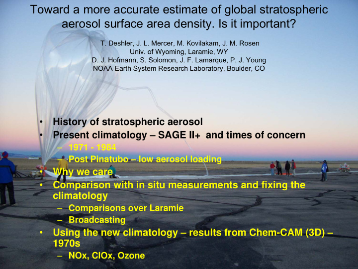 toward a more accurate estimate of global stratospheric