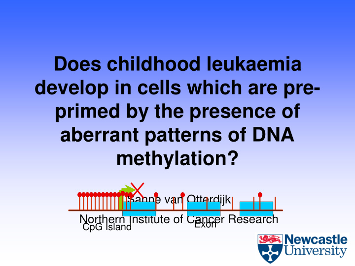 does childhood leukaemia develop in cells which are pre