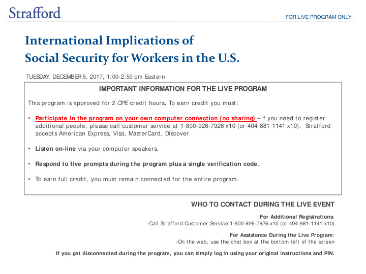 international implications of social security for workers