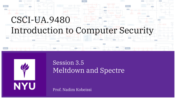 csci ua 9480 introduction to computer security