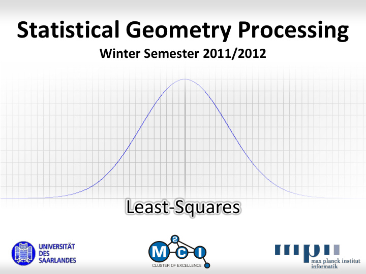 statistical geometry processing