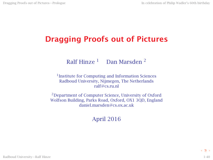 dragging proofs out of pictures