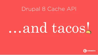 and tacos!  Who?  Originally from Toronto, Canada  Lives in Tallinn, Estonia  Drupal since 2008