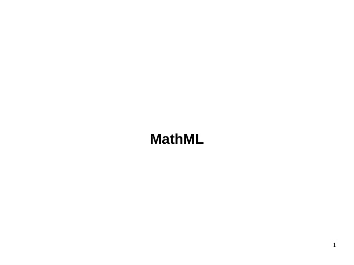 mathml