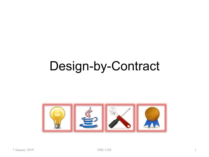 design by contract