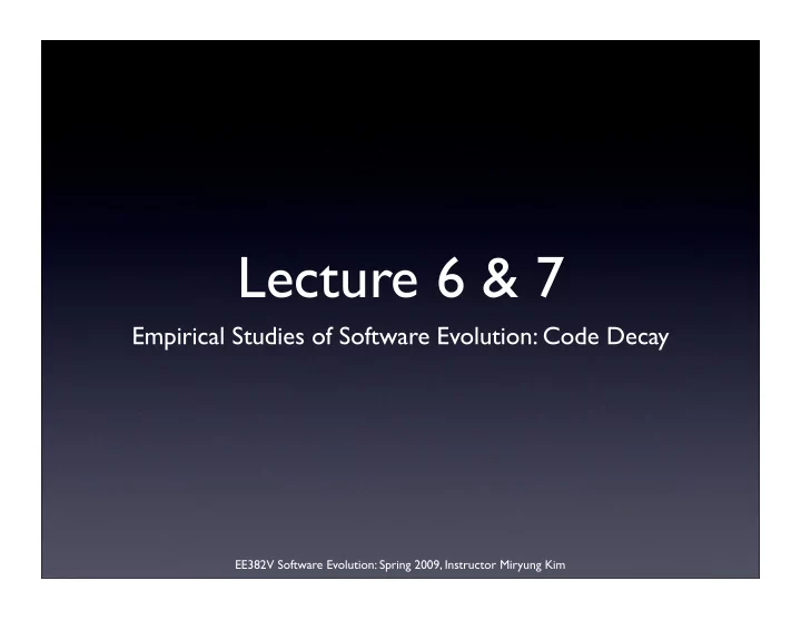lecture 6 7