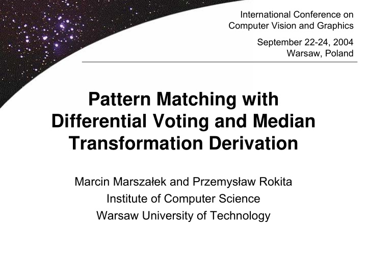 pattern matching with differential voting and median