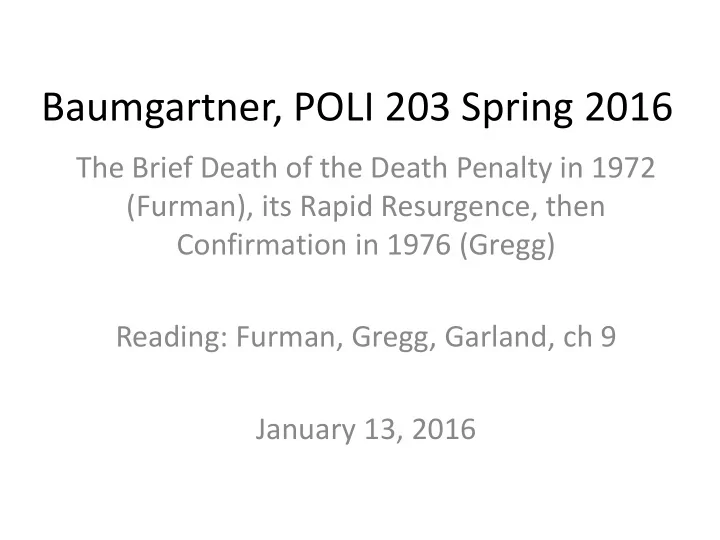 baumgartner poli 203 spring 2016