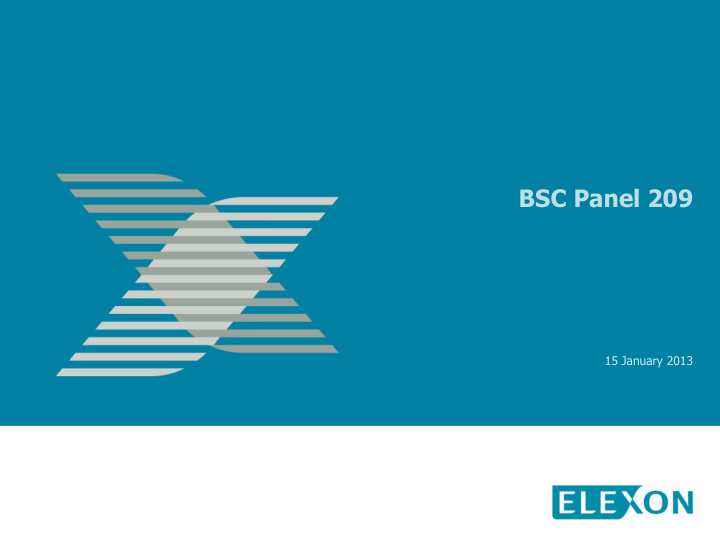 bsc panel 209