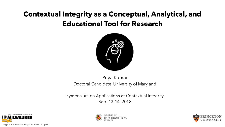 contextual integrity as a conceptual analytical and