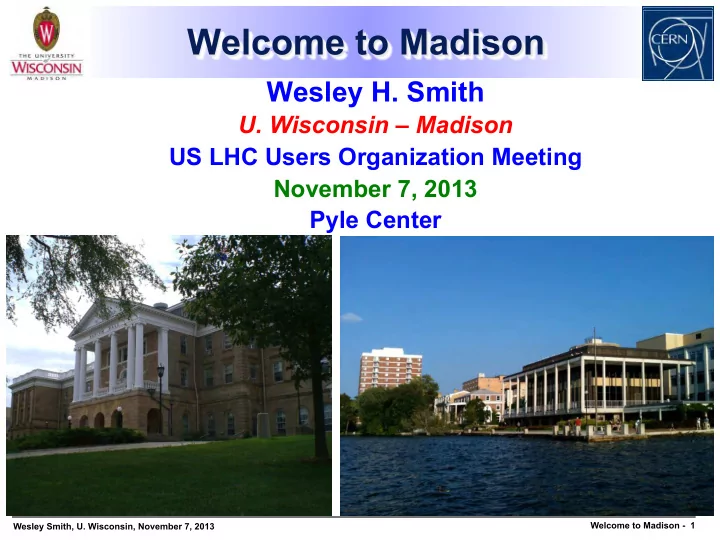 welcome to madison