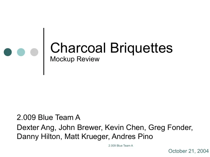charcoal briquettes
