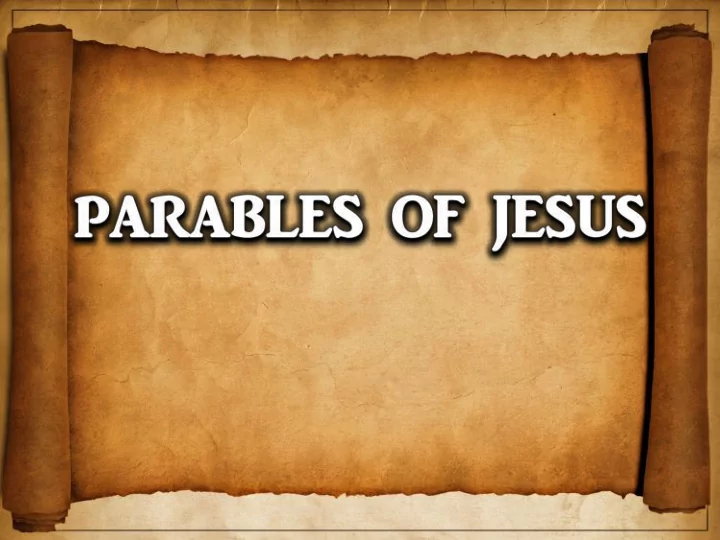 the teaching technique of parables was common in ancient