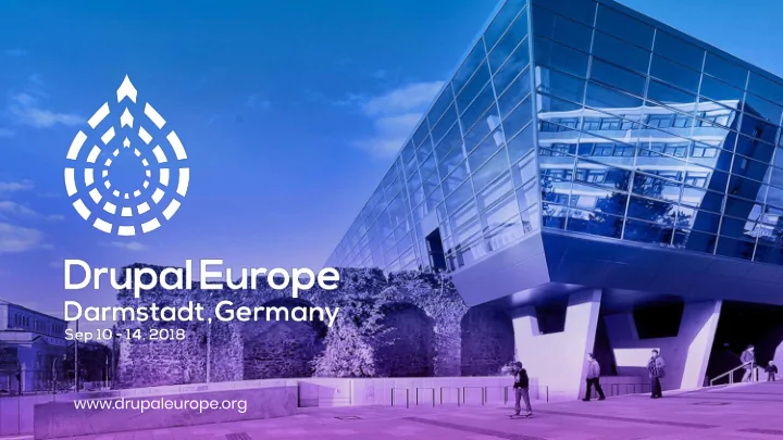 drupaleurope org drupal technology