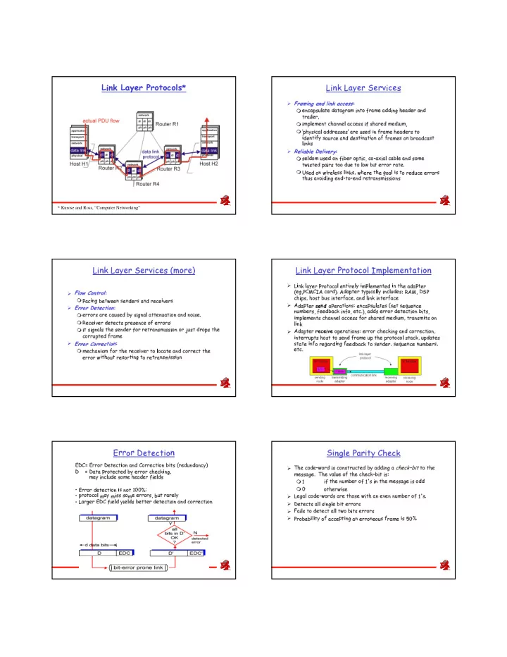 kurose and ross computer networking