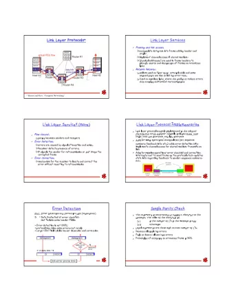 * Kurose and Ross, Computer Networking
