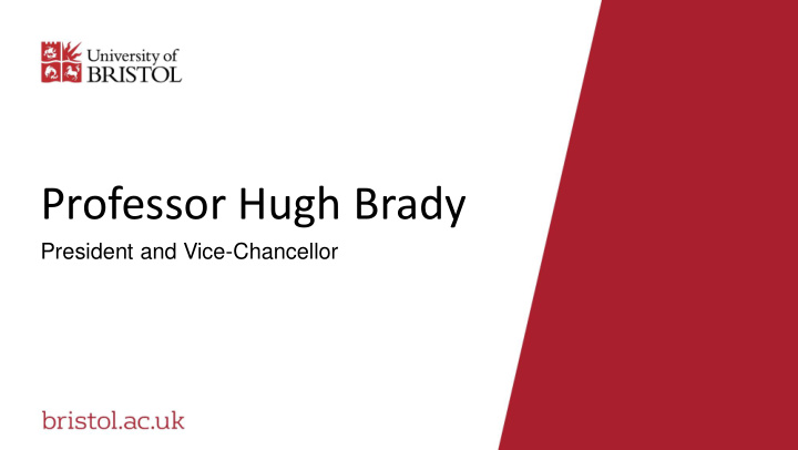 professor hugh brady