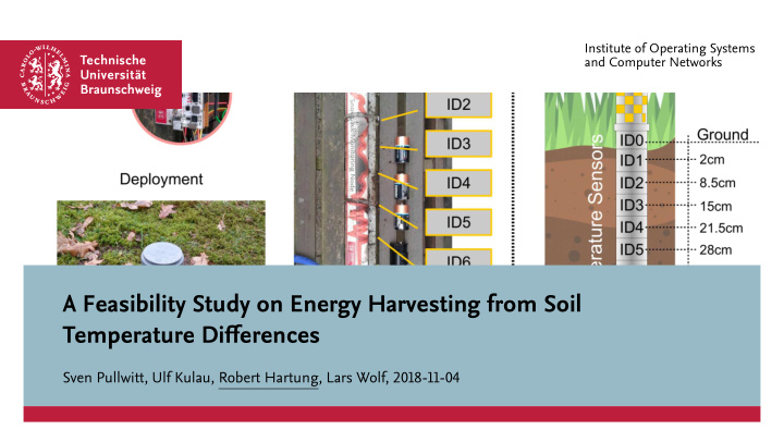 a feasibility study on energy harvesting from soil
