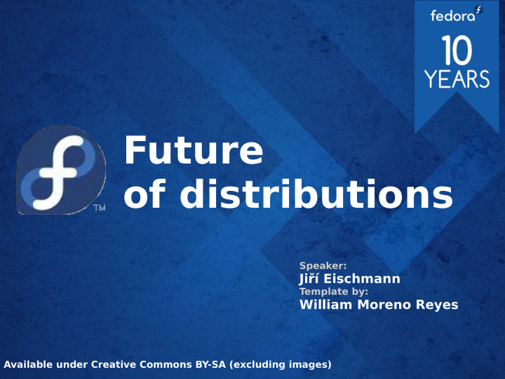 future of distributions