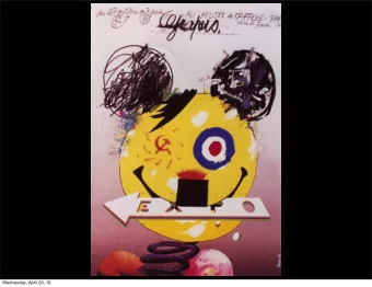 Wednesday, April 20, 16  Conceptual images were more  frequently used in graphic design  after the