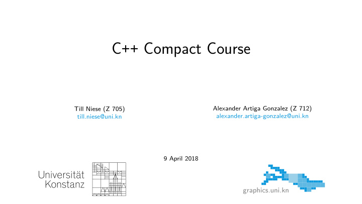 c compact course