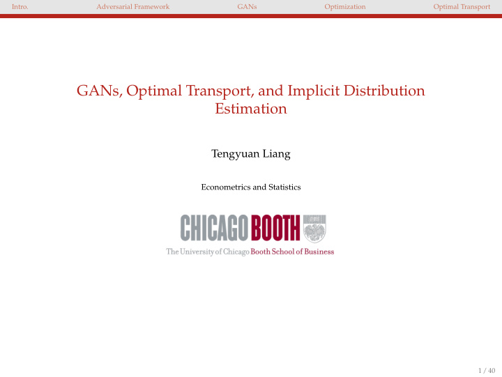 gans optimal transport and implicit distribution