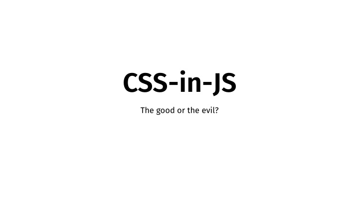 css in js