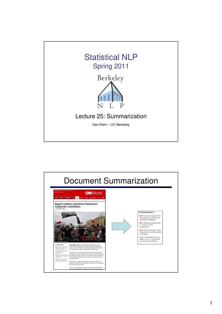 statistical nlp