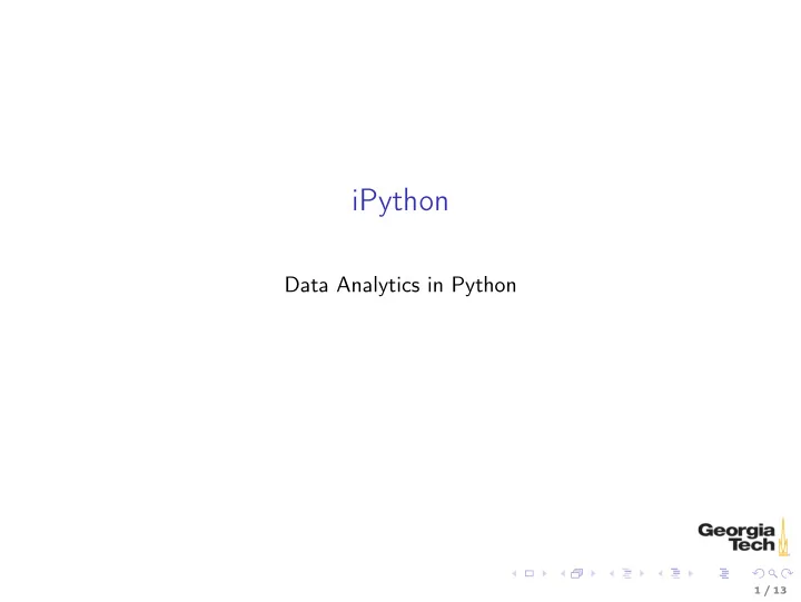 ipython