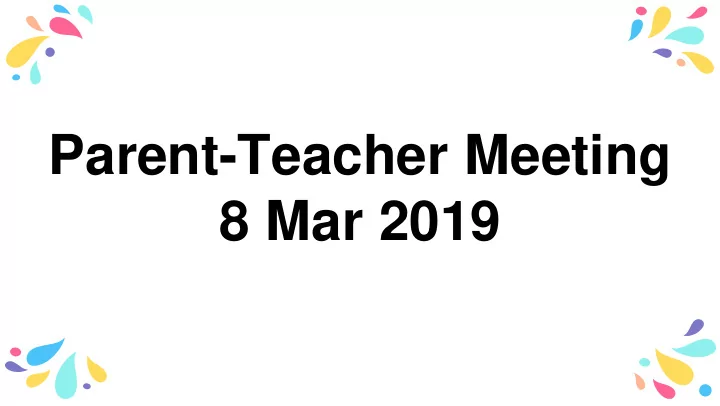 parent teacher meeting