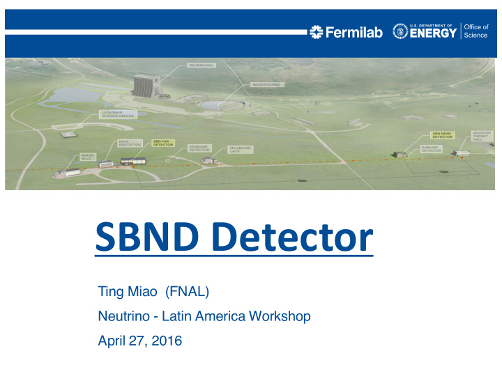 sbnd detector