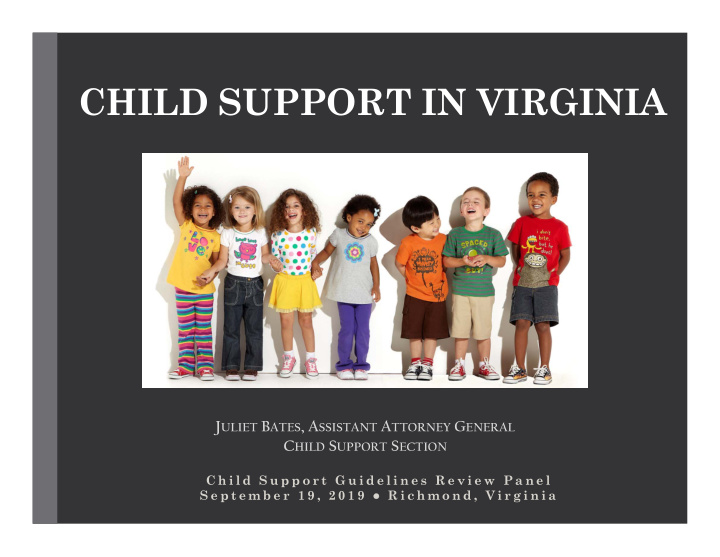 child support in virginia