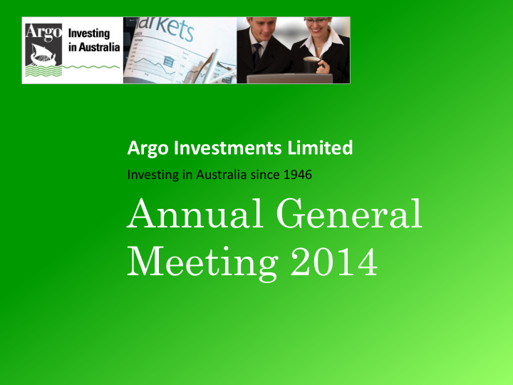 annual general meeting 2014 disclaimer