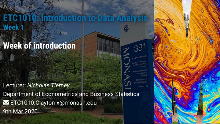 etc1010 introduction to data analysis etc1010