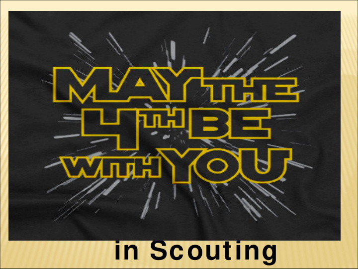 in scouting book ook your our unit present ntat ation ion