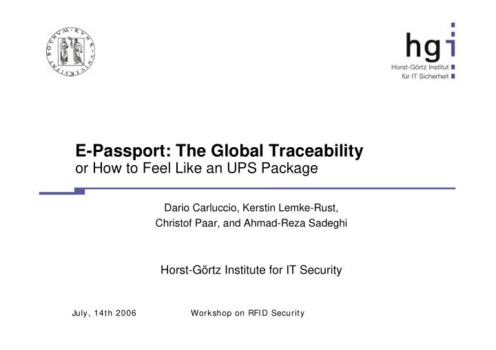 e passport the global traceability