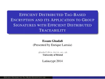 Group Signatures [CH91] allow a member to anonymously and  accountably sign on behalf of a group.