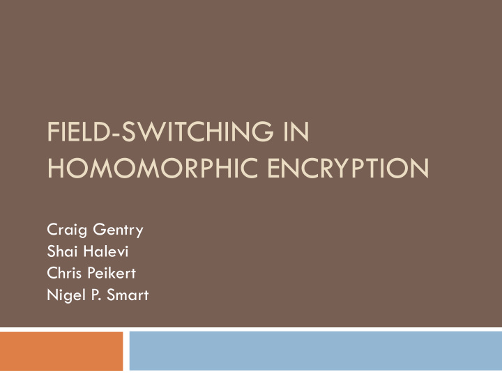 homomorphic encryption