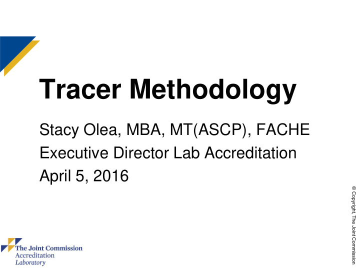 tracer methodology